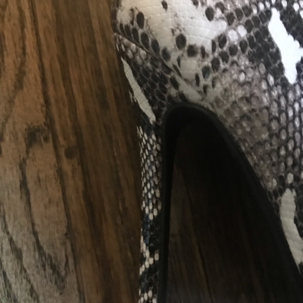 Over the knee (thigh high) Python Print Boots - Picture 6 of 8